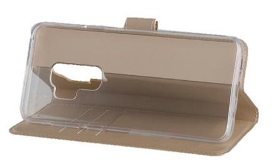 BeHello Samsung Galaxy S9+ Hoesje - Gel Wallet Case Met Ruimte Voor 3 Pasjes Goud - Afbeelding 6