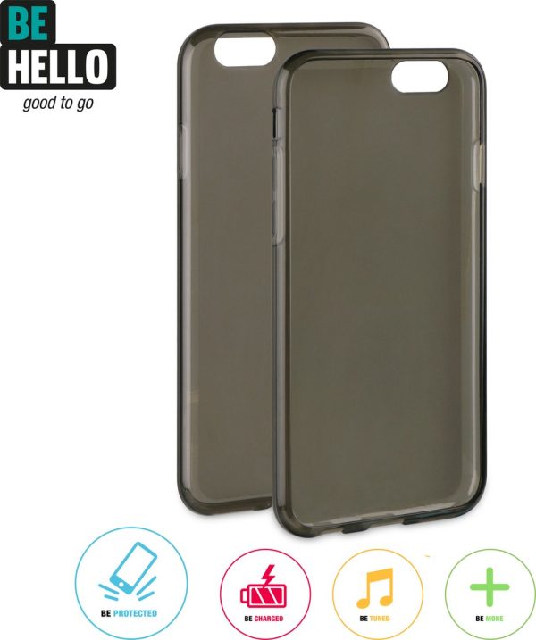 BeHello Gel Case voor Apple iPhone 6/6S - Zwart - Afbeelding 9