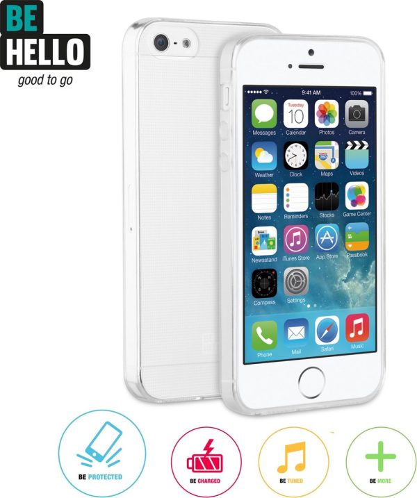 BeHello iPhone 5 / 5S / SE ThinGel Siliconen Hoesje Transparant - Afbeelding 8