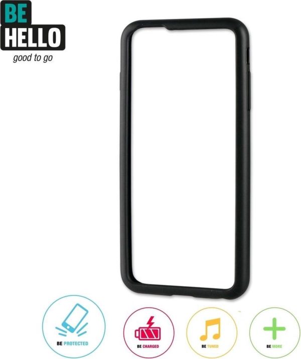 BeHello Bumper Case voor Apple iPhone 5/5S - Zwart - Afbeelding 2