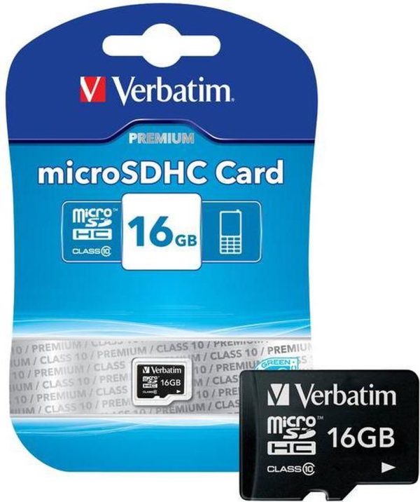 Verbatim Verbatim microSDHC Geheugenkaart Klasse 10 16 GB  Zwart - Afbeelding 7