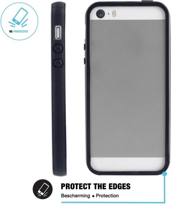 BeHello Bumper Case voor Apple iPhone 5/5S - Zwart - Afbeelding 3