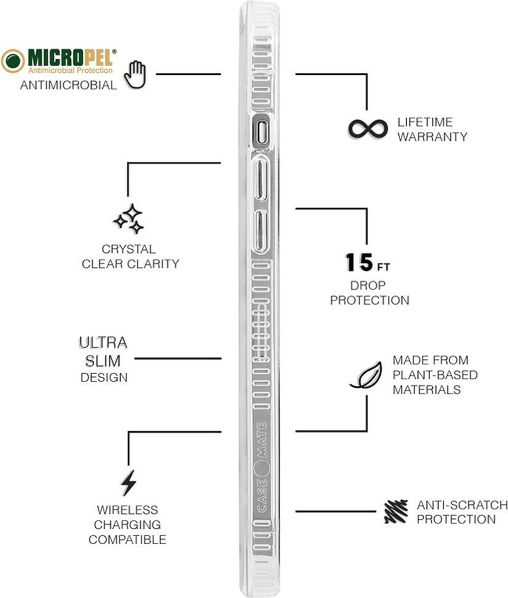 Case-Mate Tough Clear Plus case voor iPhone 12 Pro Max - Afbeelding 3