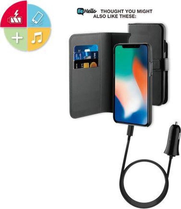 BeHello iPhone 11 Pro Max 2-in-1 Wallet Case Zwart - Afbeelding 4