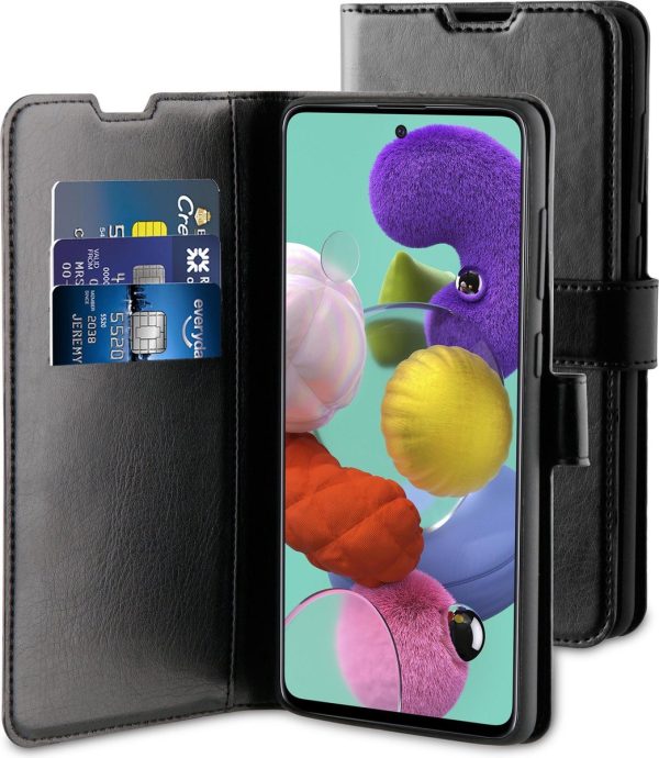 BeHello Samsung Galaxy A51 Gel Wallet Case Black - Afbeelding 4