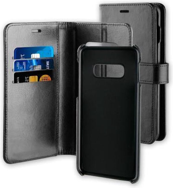 BeHello Samsung Galaxy S10E Hoesje I 2-in-1 Wallet Case met Ruimte Voor 3 Pasjes Zwart - Afbeelding 2