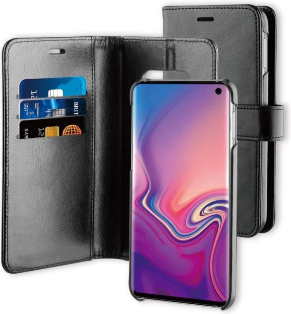 BeHello Samsung Galaxy S10E Hoesje I 2-in-1 Wallet Case met Ruimte Voor 3 Pasjes Zwart - Afbeelding 4