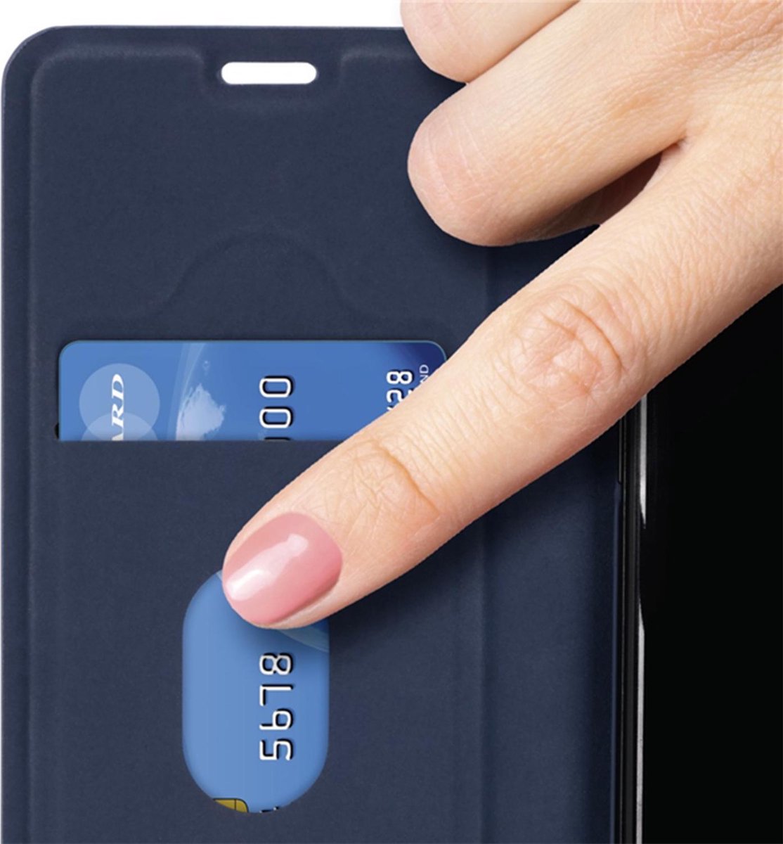 Hama Guard Booktype iPhone 11 Pro hoesje - Blauw - Afbeelding 7