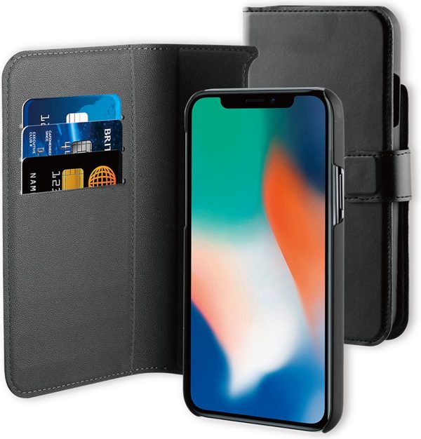 BeHello iPhone 11 Pro Max 2-in-1 Wallet Case Zwart - Afbeelding 2