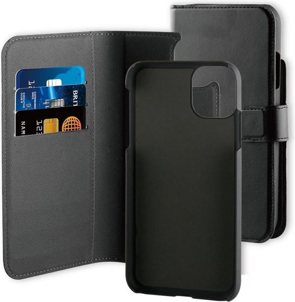 BeHello iPhone 11 Pro Max 2-in-1 Wallet Case Zwart - Afbeelding 10