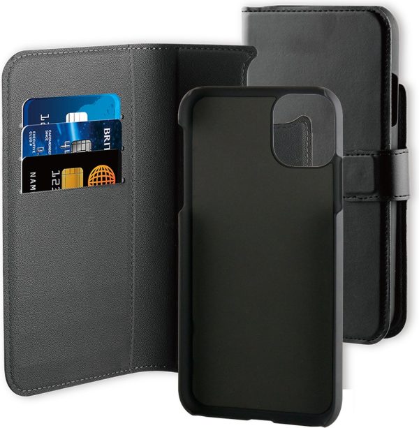 BeHello iPhone 11 Pro Hoesje I 2-in-1 Wallet Case met Ruimte Voor 3 Pasjes Zwart - Afbeelding 9