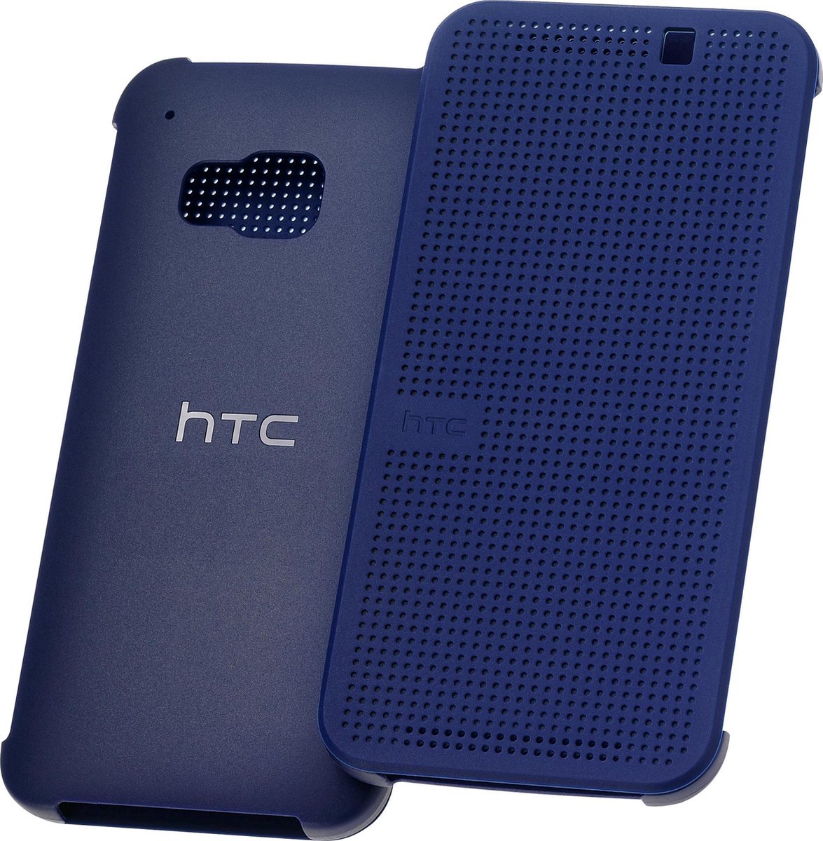 HTC One M9 Dot View Case I HC M231 Blauw - Afbeelding 2