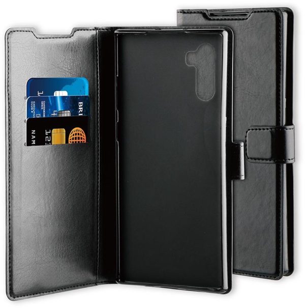 BeHello Samsung Galaxy Note10 Hoesje - Gel Wallet Case Met Ruimte Voor 3 Pasjes Zwart - Afbeelding 3
