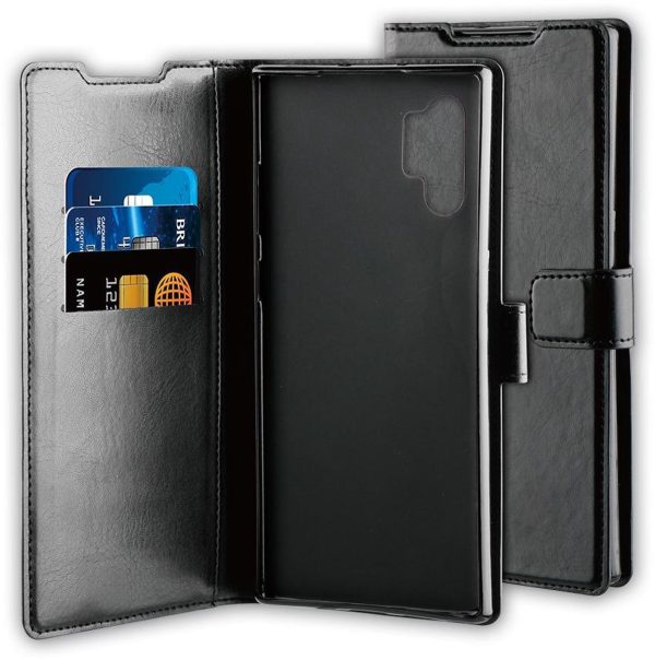 BeHello Samsung Galaxy Note10+ Hoesje - Gel Wallet Case Met Ruimte Voor 3 Pasjes Zwart - Afbeelding 9