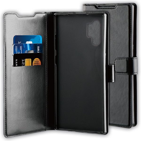 BeHello Samsung Galaxy Note10+ Hoesje - Gel Wallet Case Met Ruimte Voor 3 Pasjes Zwart - Afbeelding 8