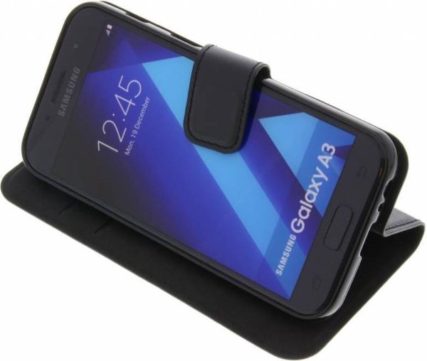 Qtrek Zwart Wallet Case Samsung Galaxy A3 (2017) - Afbeelding 3