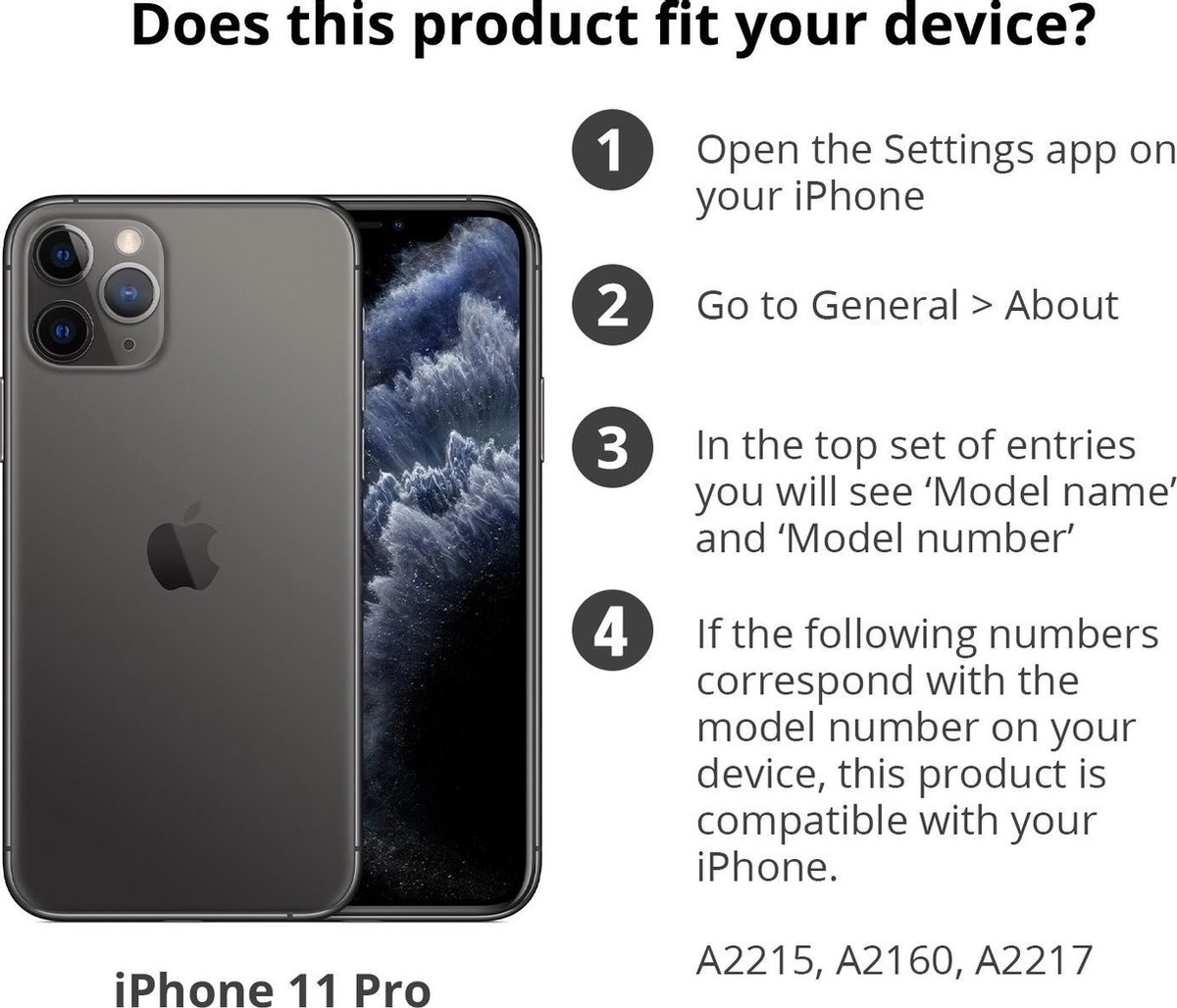 Hama Guard Booktype iPhone 11 Pro hoesje - Blauw - Afbeelding 14