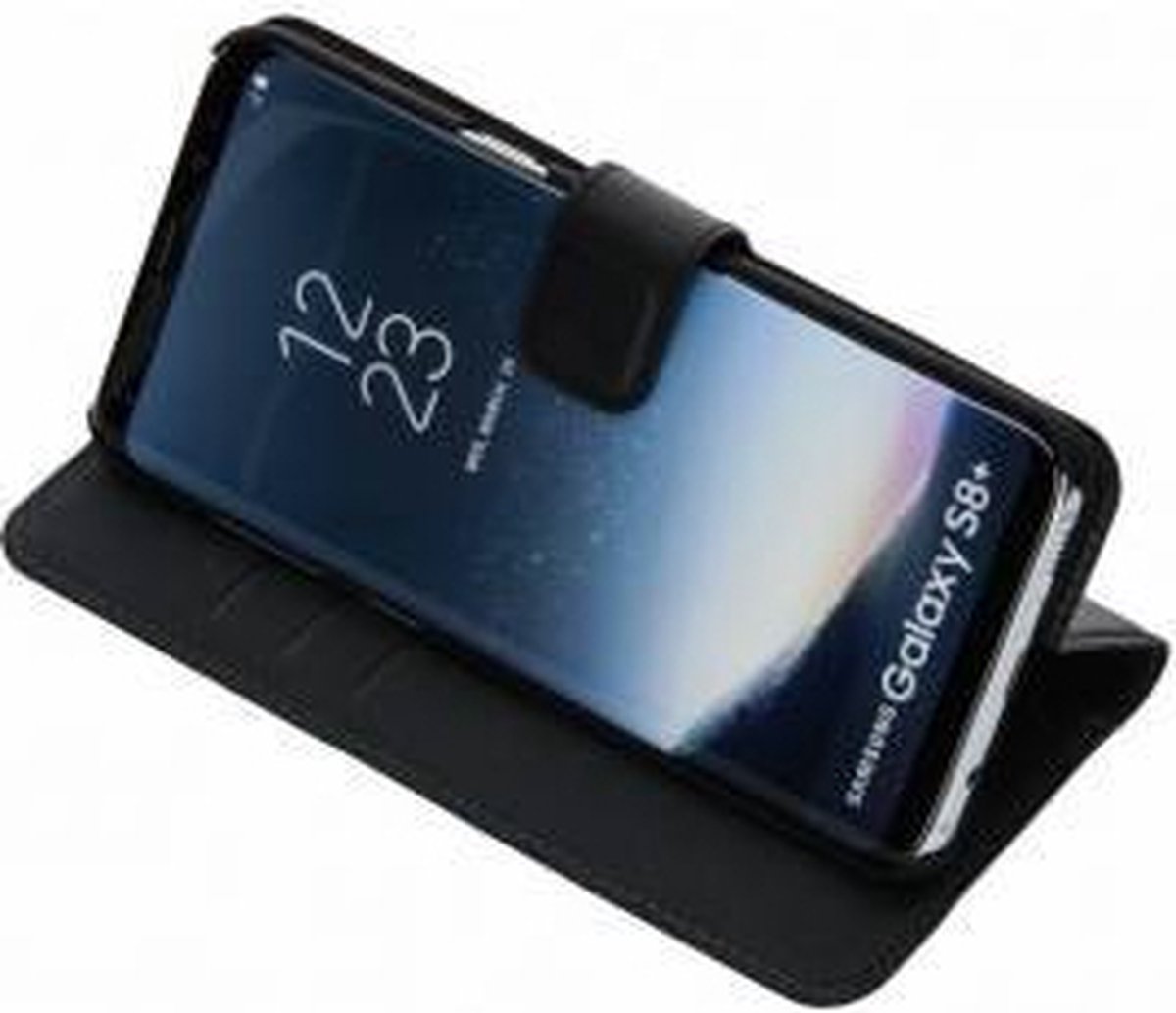 BeHello Samsung Galaxy S8+ Hoesje I 2-in-1 Wallet Case met Ruimte Voor 3 Pasjes Zwart - Afbeelding 7