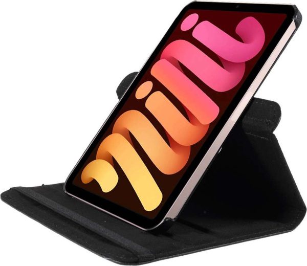 Just in Case Rotating 360 Case hoes voor iPad mini 6 - zwart - Afbeelding 9