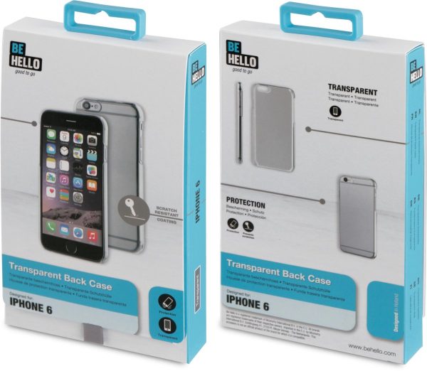 BeHello Anti-Kras Back Case voor Apple iPhone 6/6S - Transparant - Afbeelding 5