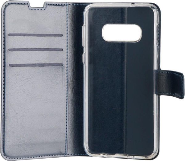 BeHello Samsung Galaxy S10E Hoesje - Gel Wallet Case Met Ruimte Voor 3 Pasjes Blauw - Afbeelding 2