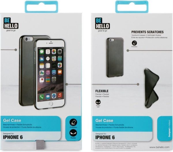 BeHello Gel Case voor Apple iPhone 6/6S - Zwart - Afbeelding 6