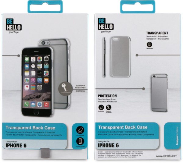 BeHello Anti-Kras Back Case voor Apple iPhone 6/6S - Transparant - Afbeelding 4