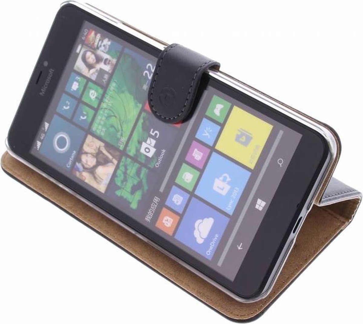 Celly Wally hoesje voor Nokia Lumia 640 XL - Zwart - Afbeelding 5