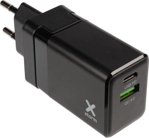 Xtorm Reisstekker / Engelse Stekker / Wereldstekker - Power Delivery Oplader met USB-C kabel - 20W - Zwart - Afbeelding 4