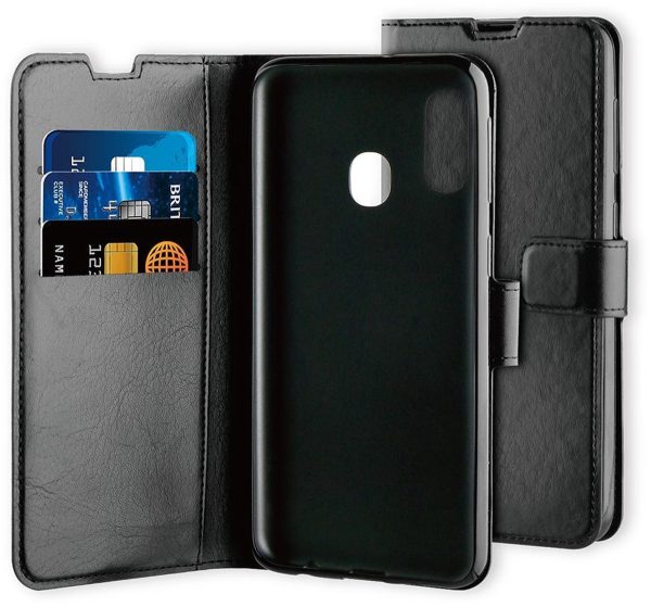 BeHello Samsung Galaxy A20E Gel Wallet Case Zwart - Afbeelding 5