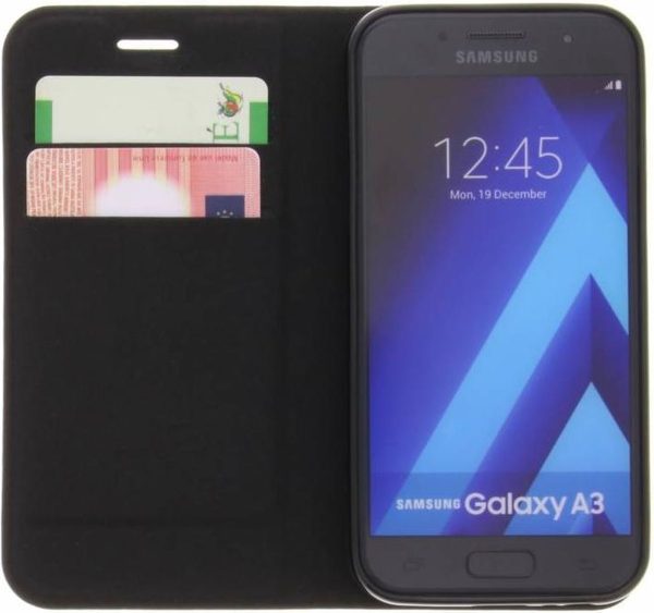 Qtrek Zwart Wallet Case Samsung Galaxy A3 (2017) - Afbeelding 5