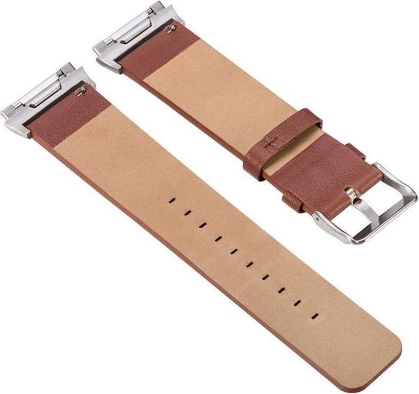 Just in Case Lederen armband voor Fitbit Ionic - bruin - Afbeelding 2