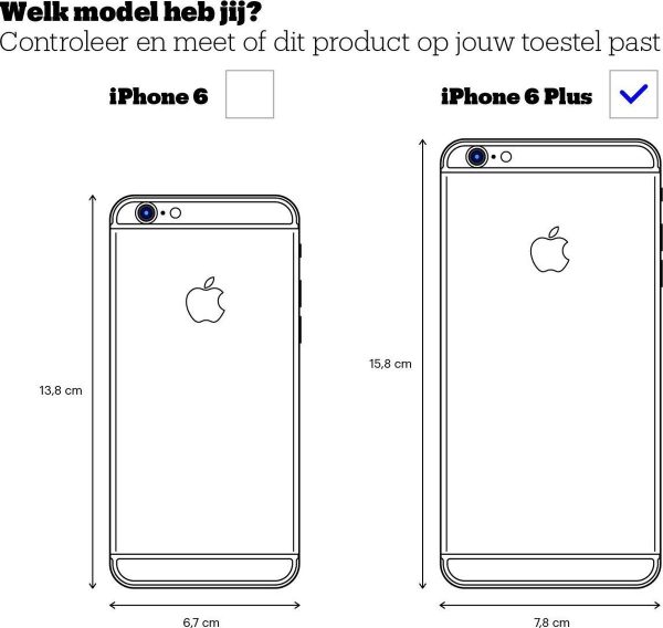 BeHello iPhone 8 Plus  7 Plus  6s Plus  6 Plus Hoesje - Wallet Case Met Ruimte Voor 3 Pasjes Wit - Afbeelding 5