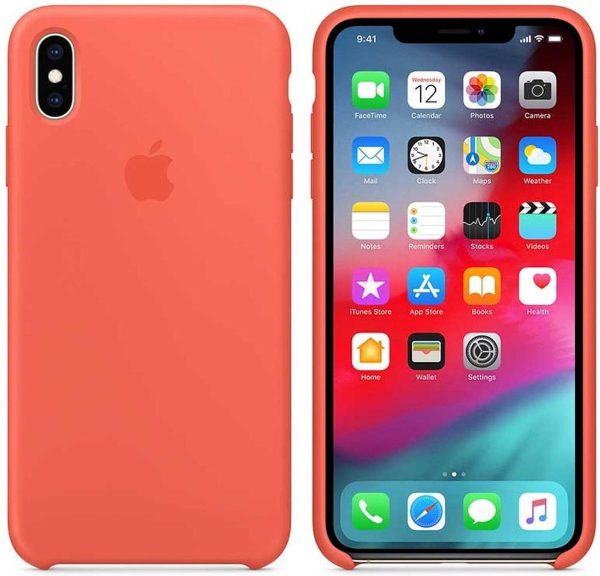 Apple iPhone XS Max Siliconen Case - Nectarine - Afbeelding 2