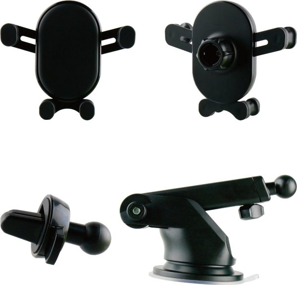 BeHello Universele Telefoonhouder I  2-in-1 Autohouder voor Ventilatierooster én Dashboard / Autoruit - Zwart - Automatische vergrendeling - Uitschuifbare Arm - Draaibaar - Afbeelding 7