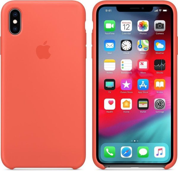 Apple iPhone XS Max Siliconen Case - Nectarine - Afbeelding 7