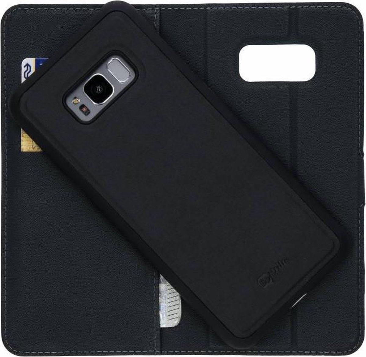 BeHello Samsung Galaxy S8+ Hoesje I 2-in-1 Wallet Case met Ruimte Voor 3 Pasjes Zwart - Afbeelding 8