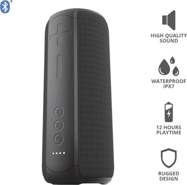 Trust Caro Max Powerful Bluetooth Wireless Speaker Zwart - Afbeelding 9