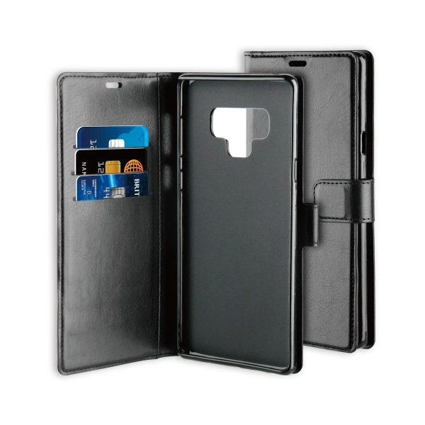 BeHello Samsung Galaxy Note 9 Hoesje - Wallet Case Met Ruimte Voor 3 Pasjes Zwart - Afbeelding 5