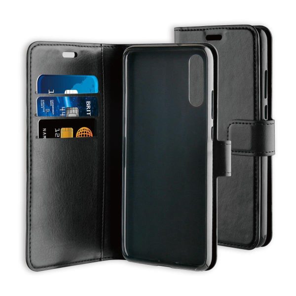 BeHello Huawei P20 Hoesje - Gel Wallet Case Met Ruimte Voor 3 Pasjes Zwart - Afbeelding 5