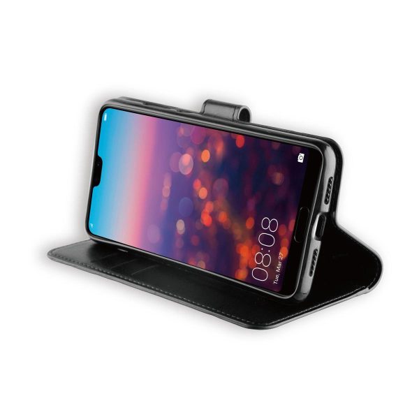 BeHello Huawei P20 Hoesje - Gel Wallet Case Met Ruimte Voor 3 Pasjes Zwart - Afbeelding 6