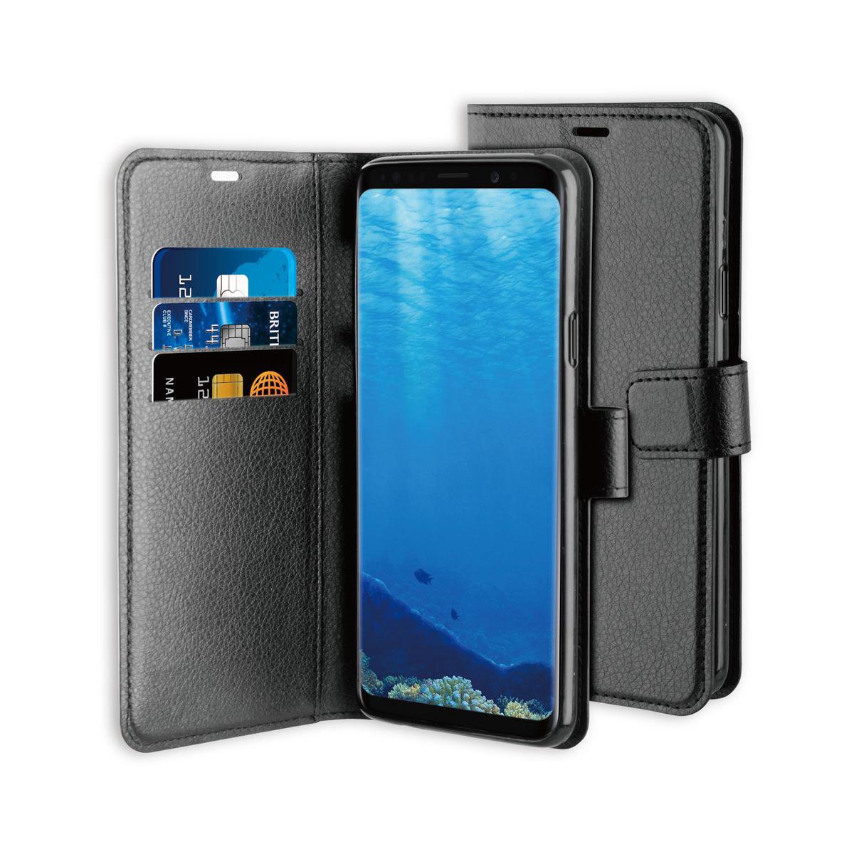 BeHello Samsung Galaxy S9+ Hoesje - Gel Wallet Case Met Ruimte Voor 3 Pasjes Zwart - Afbeelding 5
