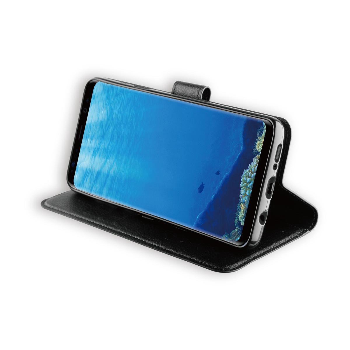 BeHello Samsung Galaxy S9+ Hoesje - Gel Wallet Case Met Ruimte Voor 3 Pasjes Zwart - Afbeelding 6