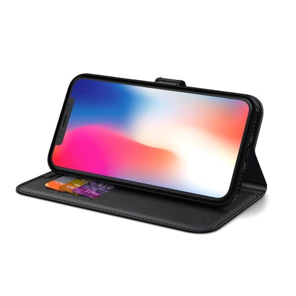 BeHello iPhone XR Hoesje - Gel Wallet Case Met Ruimte Voor 3 Pasjes Zwart - Afbeelding 5