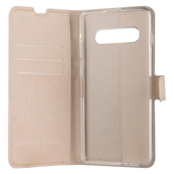 BeHello Samsung Galaxy S10 Hoesje - Gel Wallet Case Met Ruimte Voor 3 Pasjes Goud - Afbeelding 5