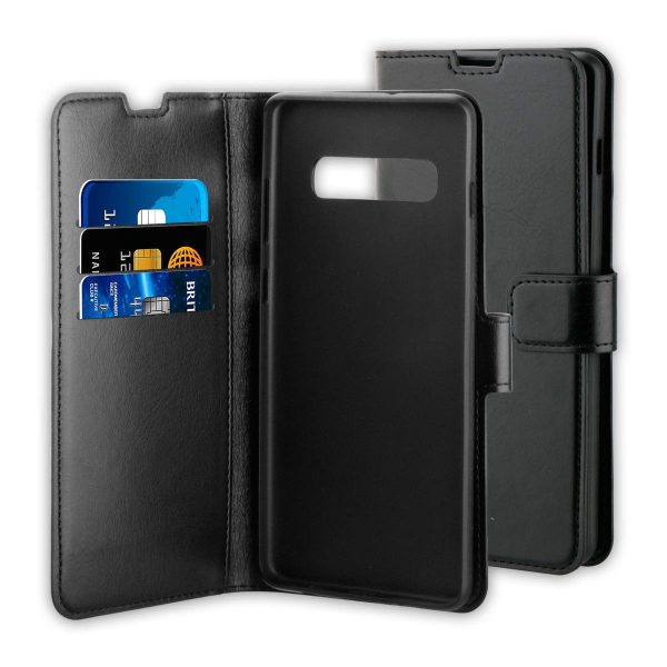 BeHello Samsung Galaxy S10+ Hoesje - Gel Wallet Case Met Ruimte Voor 3 Pasjes Zwart - Afbeelding 5