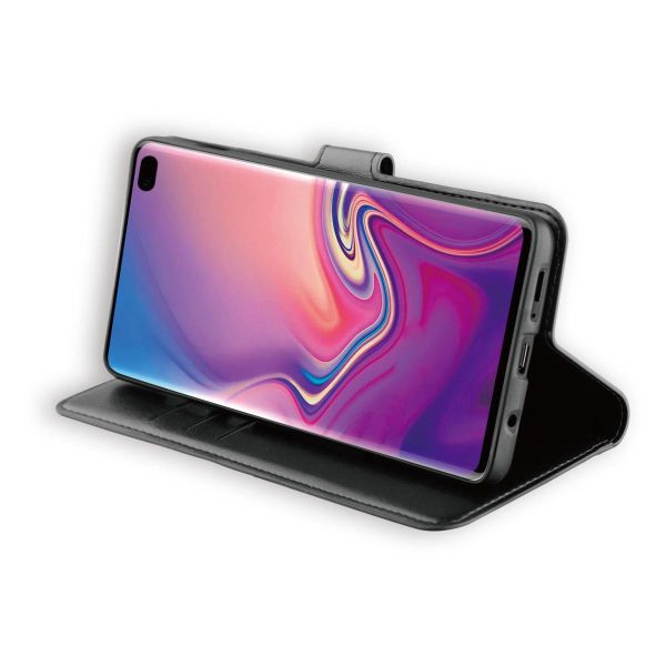 BeHello Samsung Galaxy S10+ Hoesje - Gel Wallet Case Met Ruimte Voor 3 Pasjes Zwart - Afbeelding 8