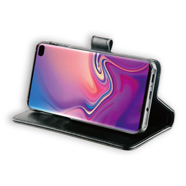 BeHello Samsung Galaxy S10+ Hoesje I 2-in-1 Wallet Case met Ruimte Voor 3 Pasjes Zwart - Afbeelding 5
