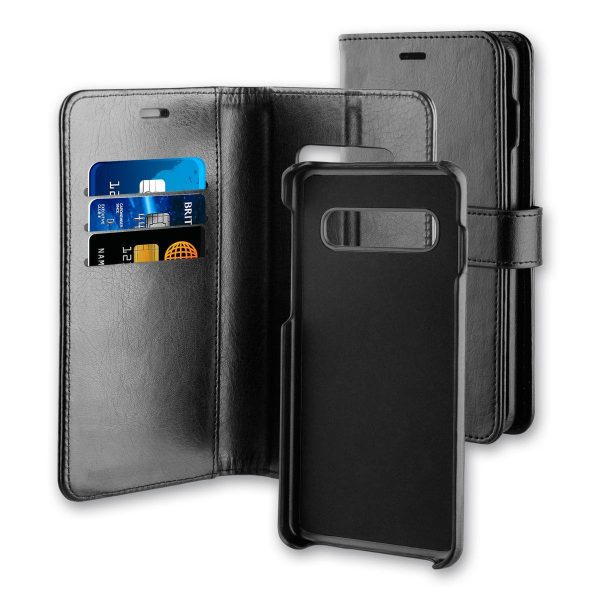 BeHello Samsung Galaxy S10+ Hoesje I 2-in-1 Wallet Case met Ruimte Voor 3 Pasjes Zwart - Afbeelding 7