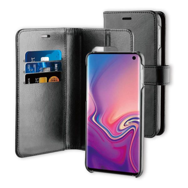 BeHello Samsung Galaxy S10E Hoesje I 2-in-1 Wallet Case met Ruimte Voor 3 Pasjes Zwart - Afbeelding 7
